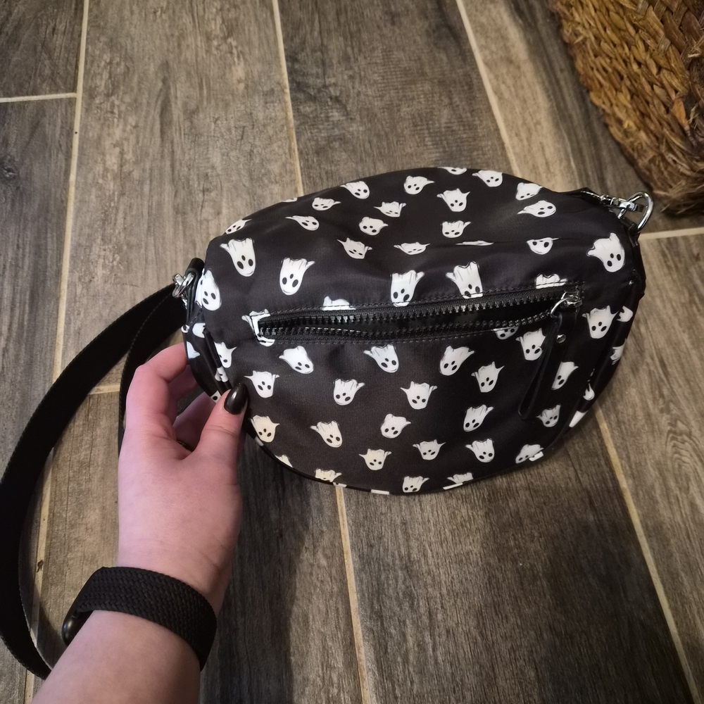 Ghost Pattern Black Crossbody Bag - image 4
